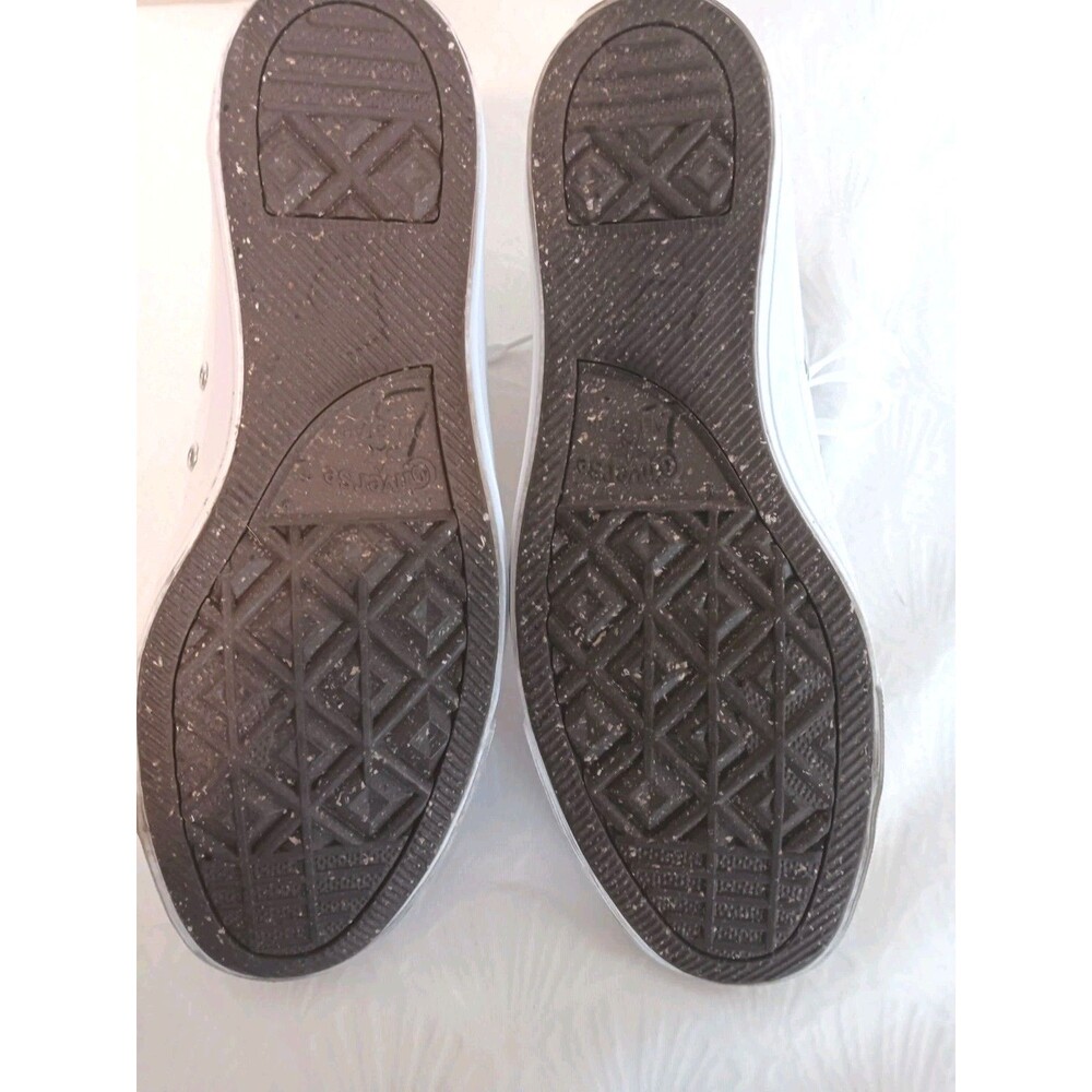 Converse By You Chuck Taylor All Star High Tops White Canvas AD Custom Size 10.5 - Picture 8 of 10